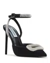 Steve Madden Vienna Pointed Toe Ankle Strap Pump In Black