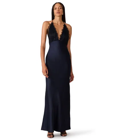 Steve Madden Women's V-neck Dress In Navy