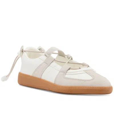 Steve Madden Women's Wander Ballet Lace-up Sneakers In White