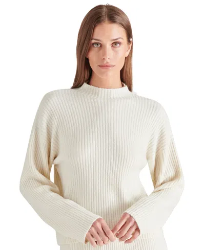 STEVE MADDEN WOMEN'S WILLA RIBBED MOCK NECK SWEATER
