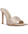Steve Madden Women's Yara High-heel Mule Dress Sandals In Champagne Rhinestone