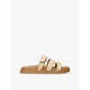 Steve Madden Womens  Missile Raffia Sandals In Beige