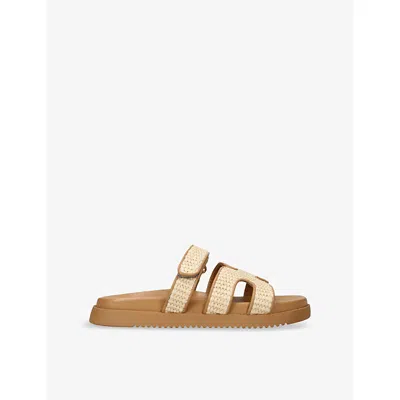 Steve Madden Womens  Missile Raffia Sandals In Beige