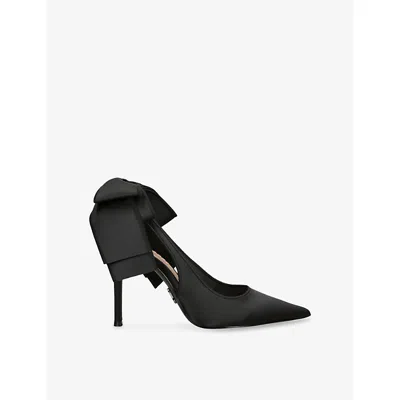 Steve Madden Womens Teacup Satin Courts Black Eur 40 / 7 Uk