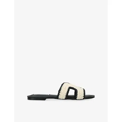 Steve Madden Zarnia Flat Sandals In Black