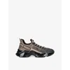 Steve Madden Womens  Mistica Woven Mid-top Trainers In Blk/other
