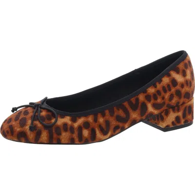 Steve Madden Womens Bow Fur Loafer Heels In Multi