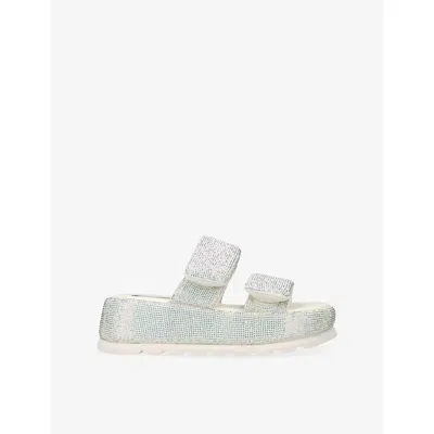 Steve Madden Womens Bronze Tokiyo Woven Sandals Eur 39 / 6 Uk In Multi