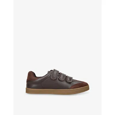 Steve Madden Womens Brown Daybreak Leather Trainers Eur 39 / 6 Uk
