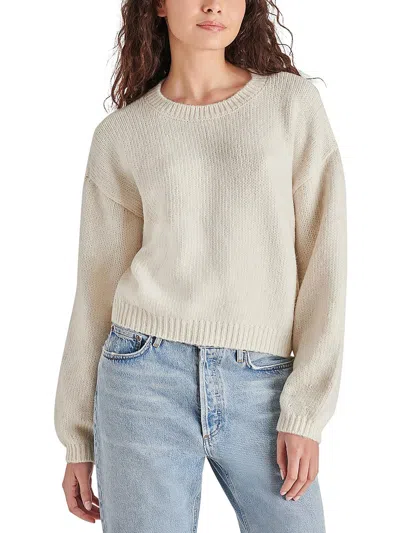 Steve Madden Colette Balloon Sleeve Sweater In Whisper White