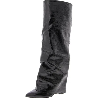 Steve Madden Womens Covered Heel Heels Over-the-knee Boots In Multi