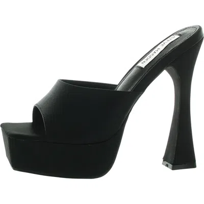 Steve Madden Womens Covered Platform Satin Platform Heels In Multi