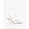 Steve Madden Womens  Nite Owl Bow-embellished Satin Courts In Cream