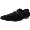Steve Madden Womens Cushioned Footbed Velvet Loafers In Black