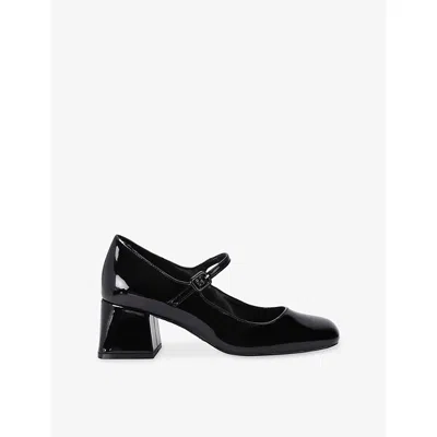 Steve Madden Womens Darcey Patent-leather Mary-jane Courts Black Eur 37 / 4 Uk