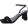 Steve Madden Audrina Womens Leather Block Heel Slingback Sandals In Multi