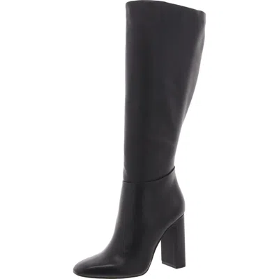 STEVE MADDEN WOMENS FAUX LEATHER TOE CAP KNEE-HIGH BOOTS
