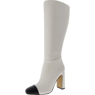 Steve Madden Womens Faux Leather Toe Cap Knee-high Boots In Multi