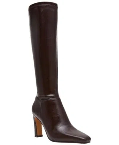 Steve Madden Womens Fior Knee High Dress Boots Regular Wide Calf In Multi