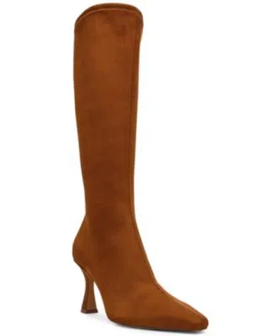 STEVE MADDEN WOMENS FLUTE KNEE HIGH DRESS BOOTS REGULAR WIDE CALF