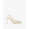 Steve Madden Carleight Slingback Pointed Toe Pump In Gold