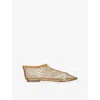 Steve Madden Mino Mesh Flat In Brown