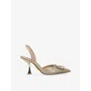 Steve Madden Womens  Neala Satin Courts In Gold