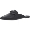 Steve Madden Womens Leather Metallic Mules