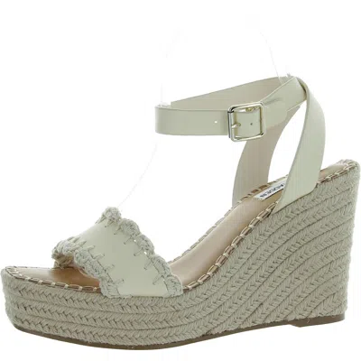 Steve Madden Womens Leather Slip On Espadrilles In Multi