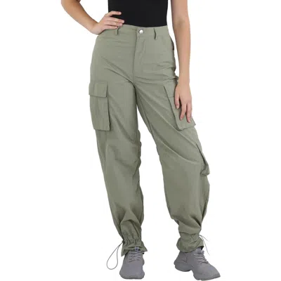 Steve Madden Womens Mid Rise Drawcord Ankle Cargo Pants