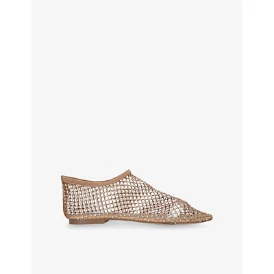 Steve Madden Womens Mino Mesh Flats Blush Eur 38/5 Uk