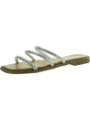 Steve Madden Womens Open Toe Slip On Slide Sandals In Multi