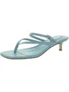 Steve Madden Womens Patent Cushioned Footbed Pumps In Blue