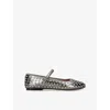 Steve Madden Womens  Vinetta-r Faux-leather Mary Jane Flats