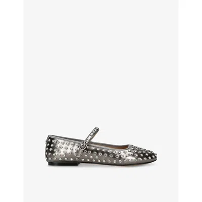 Steve Madden Womens  Vinetta-r Faux-leather Mary Jane Flats