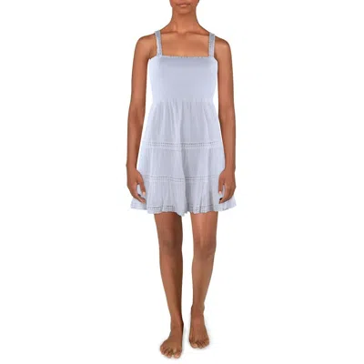 Steve Madden Womens Picot Trim Cotton Sundress