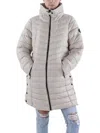 Steve Madden Womens Quilted Lightweight Puffer Jacket In Multi