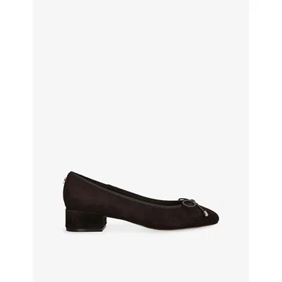 Steve Madden Womens Dark Brown Cherisher Suede Shoes Eur 38/5 Uk
