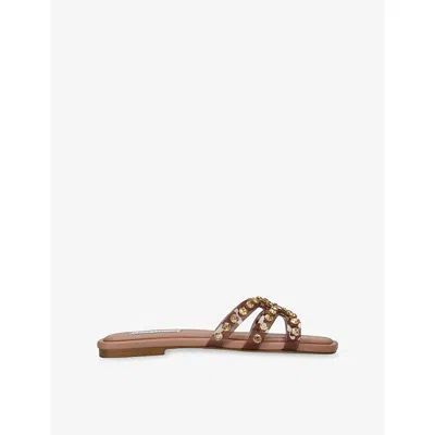 Steve Madden Womens  Loretto 766 Faux-leather Sandals In Brown