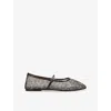 Steve Madden Mash Leopard Ballerina In Brown/oth