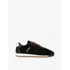 Steve Madden Womens Black/comb Mirage Suede Trainers Eur 39 / 6 Uk In Black