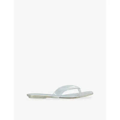 Steve Madden Womens Other Trella Pvc Sandals Eur 39 / 6 Uk In Transparent
