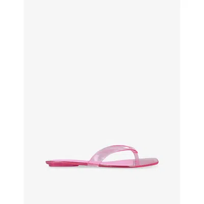 Steve Madden Womens Pink Trella Pvc Sandals Eur 39 / 6 Uk