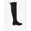 Steve Madden Womens Black Xray Faux-suede Over-the-knee Boots Eur 40 / 7 Uk In Black