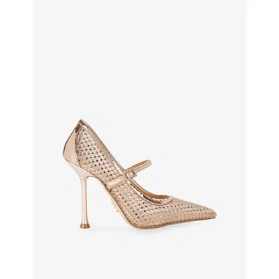 Steve Madden Womens Stirring Mesh Pumps Gold Eur 39 / 6 Uk In Multi