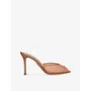 Steve Madden Womens  Rollout-m Mesh Heeled Pumps In Tan