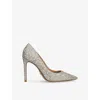 Steve Madden Womens White/comb Thrive Heeled Woven Courts Eur 37 / 4 Uk In White