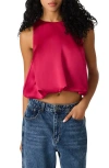 Steve Madden Yazmin Sleeveless Crop Top In Pink