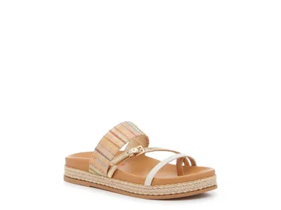 Steve Madden Kids' Youth  Judy Sandals Brown Round Toe Slip-on Slide Hawk3143