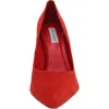 Steve Madden Zana Womens Comfort Insole Slip On Dress Pumps In Red
